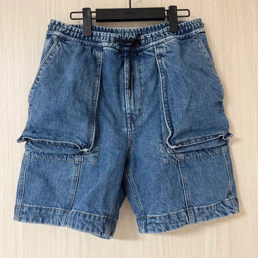 [BUNJANG] Juun.J Outpocket Denim Shorts Blue / [46] 준지 아웃포켓 데님 쇼츠 블루