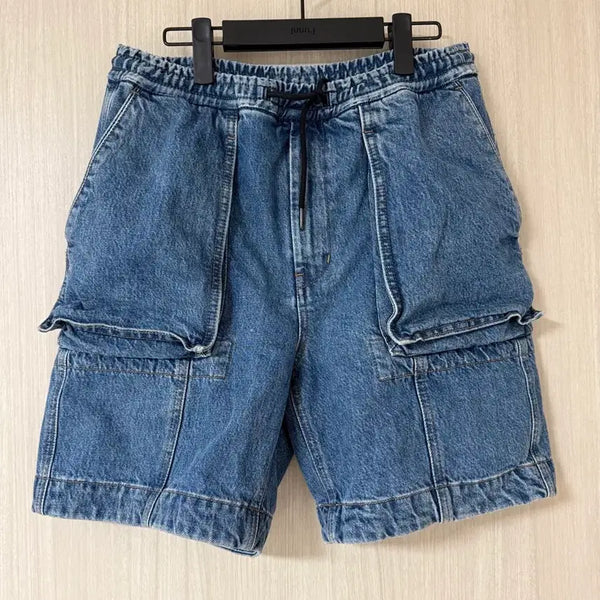 [BUNJANG] Juun.J Outpocket Denim Shorts Blue / [46] 준지 아웃포켓 데님 쇼츠 블루