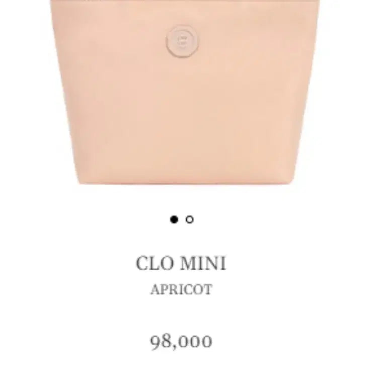 [BUNJANG] MinuteMute Apricot Chro Mini Tote Bag / 미닛뮤트 애프리콧 클로미니