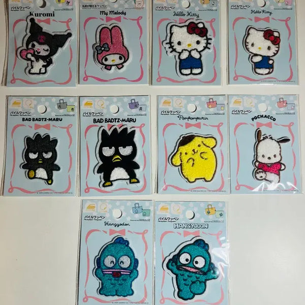 [BUNJANG] Sanrio Big Size Wappen - Hello Kitty, Hangyodon, Badtz-Maru / 산리오 빅사이즈 와펜 키티 한교동 바츠마루