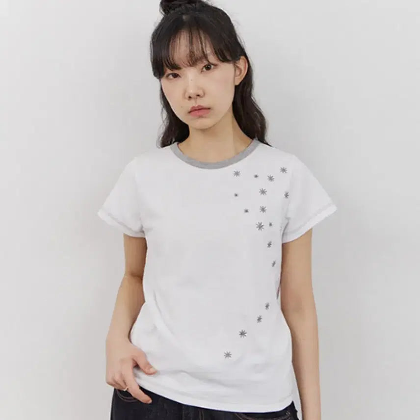 [BUNJANG] Urbanstuff Milky Way T-Shirt (White) / 어반스터프 밀키 웨이 티 (화이트)