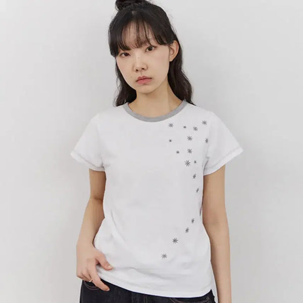 [BUNJANG] Urbanstuff Milky Way T-Shirt (White) / 어반스터프 밀키 웨이 티 (화이트)
