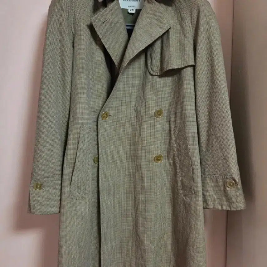 [BUNJANG] Vetements Classic Trench Coat Check Size 36 / 베트멍 클래식 트렌치 코트 체크 36