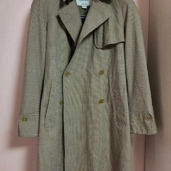 [BUNJANG] Vetements Classic Trench Coat Check Size 36 / 베트멍 클래식 트렌치 코트 체크 36