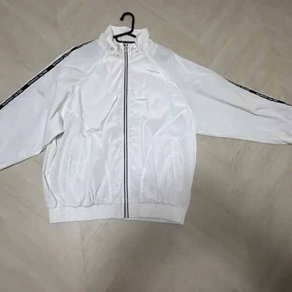 [BUNJANG] ADVANCED TBJ White Zip-up Jacket / ADVANCED TBJ 화이트 집업 자켓