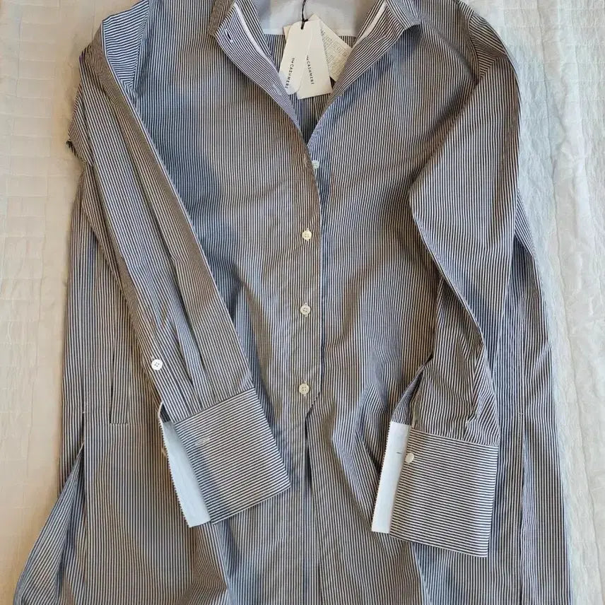 [BUNJANG] TheCashmere Long Shirt / 한섬 더캐시미어 롱셔츠