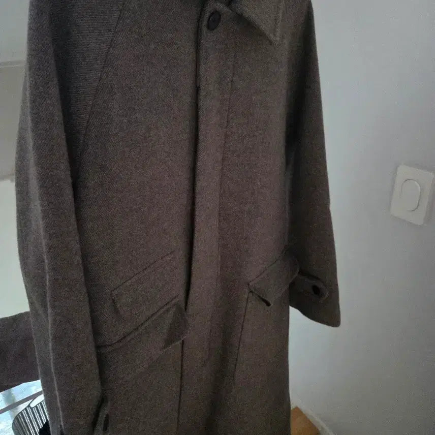 [BUNJANG] Artifects Twill Brown Coat M / 아트이프액츠 트윌브라운 코트 M