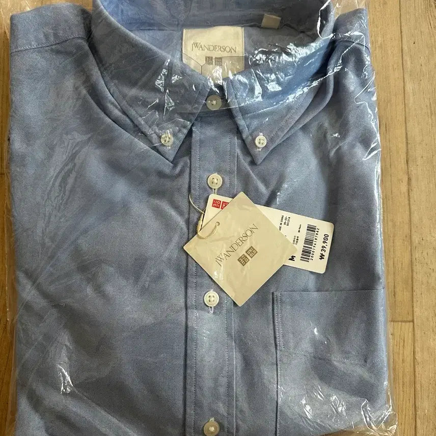[BUNJANG] JW Anderson x Uniqlo Striped Shirt M Blue / JW앤더슨 유니클로 셔츠 블루 M 새상품