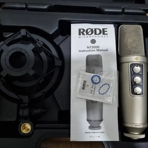 [BUNJANG] RODE NT2000 Condenser Microphone / 로데 RODE NT2000 콘덴서마이크 팝니다 NT1 NT2 보다 상급