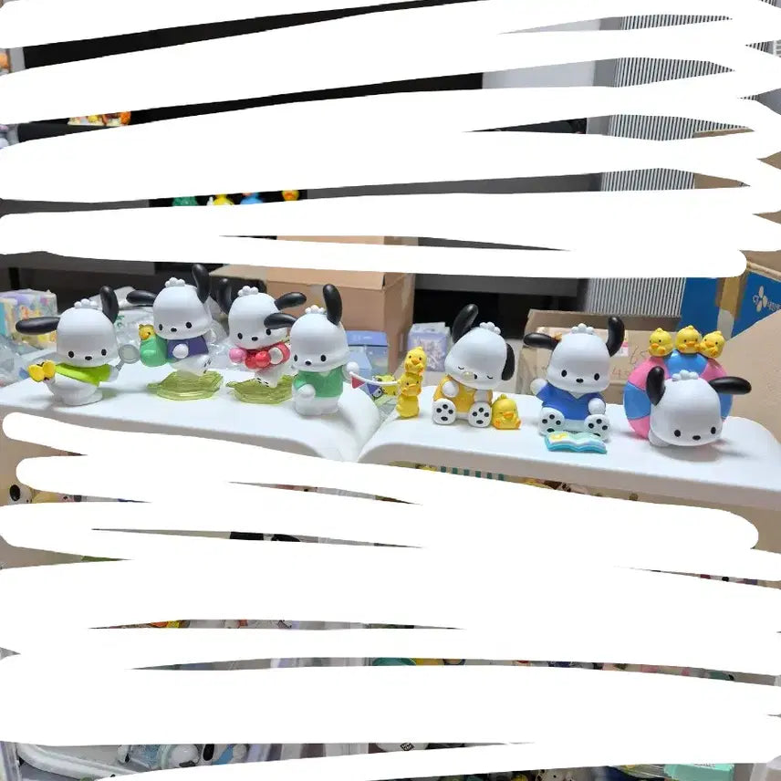 [BUNJANG] Miniso Pochacco School Life Figure Complete Set with Secret Figure / 미니소 포차코 학교생활 피규어 시크릿포함 전종 일괄판매