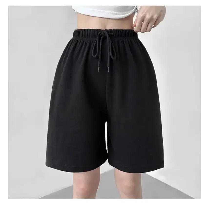 [BUNJANG] Black Shorts / 에이블리 반바지