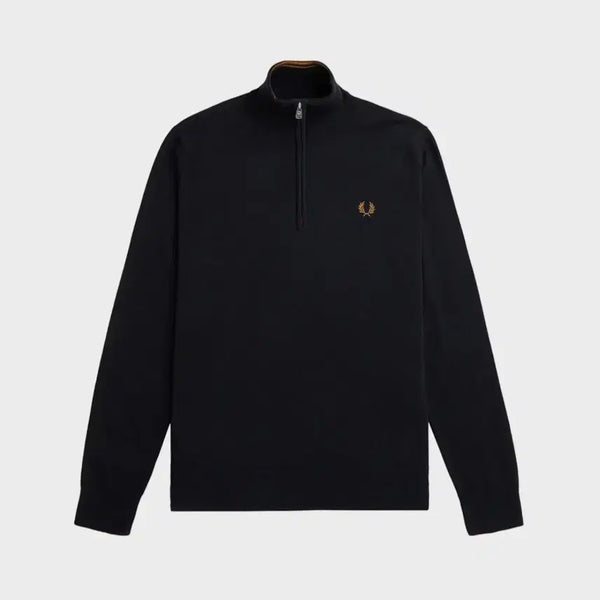 [BUNJANG] Fred Perry Classic Half Zip Wool Knit XL / (새상품) 클래식 하프 집업 울 니트 XL