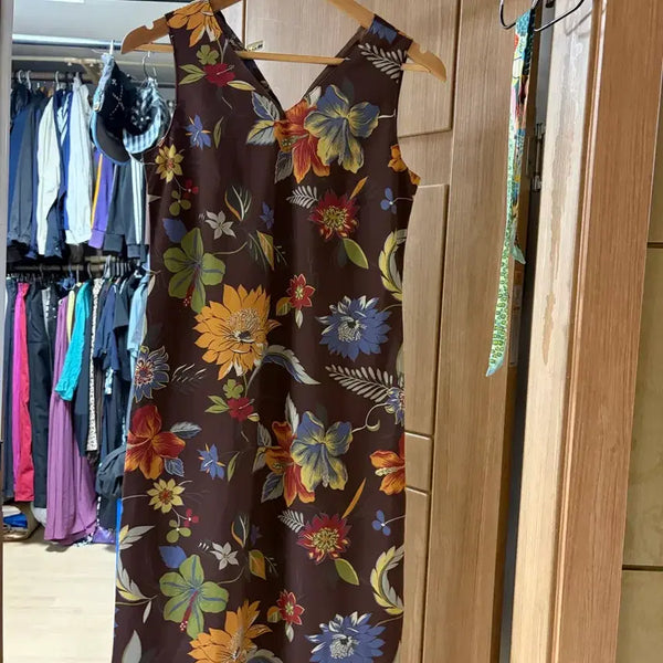 [BUNJANG] Vintage Floral Mini Dress / 빈티지 플라워 원피스