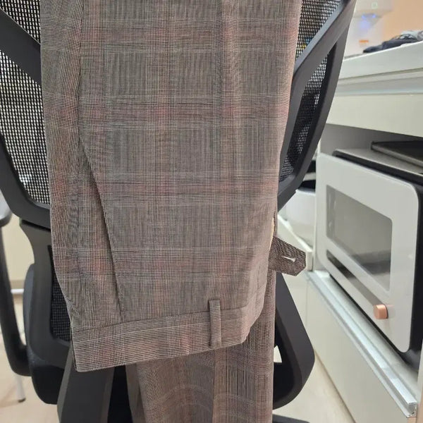 [BUNJANG] Daks Men's Checkered Slacks / 닥스 남자 체크 슬랙스 새상품 팔아요