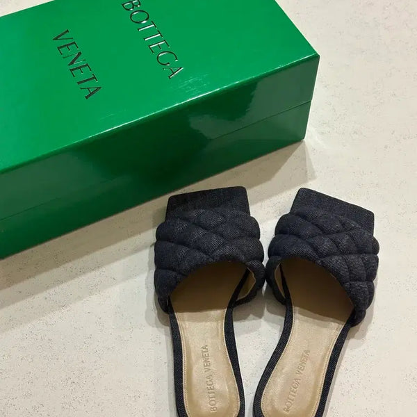[BUNJANG] Bottega Veneta Padded Denim Mules / 보테가베네타 패디드 데님 뮬
