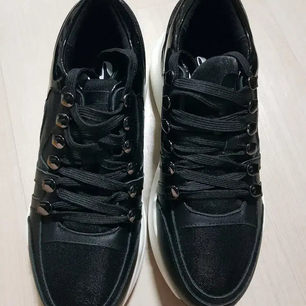 [BUNJANG] Namuhana Leather Height-Increasing Sneakers / 새것)250 나무하나 키높이소가죽운동화 포지티브스니커즈