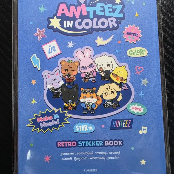 [BUNJANG] ATEEZ ANITEEZ Retro Sticker / 포카x) 에이티즈 애니티즈 팝업 스티커 ANITEEZ RETRO