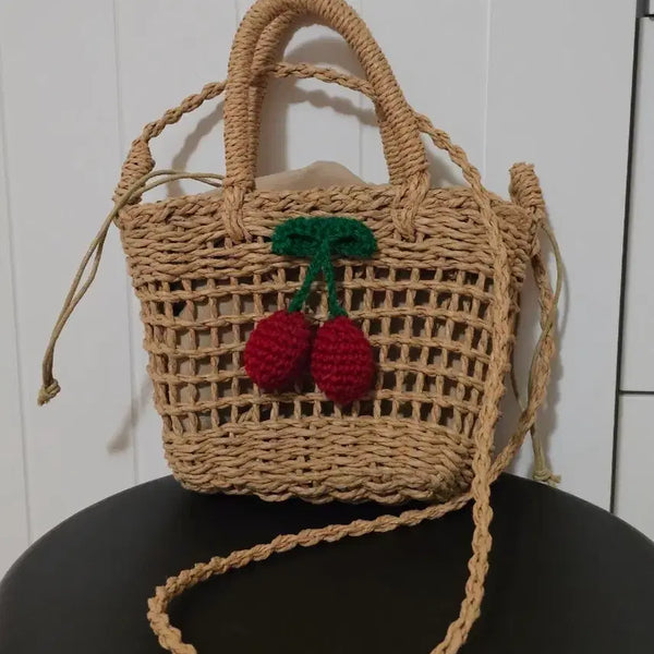 [BUNJANG] Mini Rattan Summer Crossbody Bag / 미사용 미니 라탄 여름 크로스백
