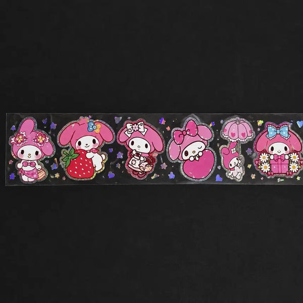 [BUNJANG] My Melody Hologram Line Sticker / 새상품) 마이멜로디 홀로그램 줄 스티커