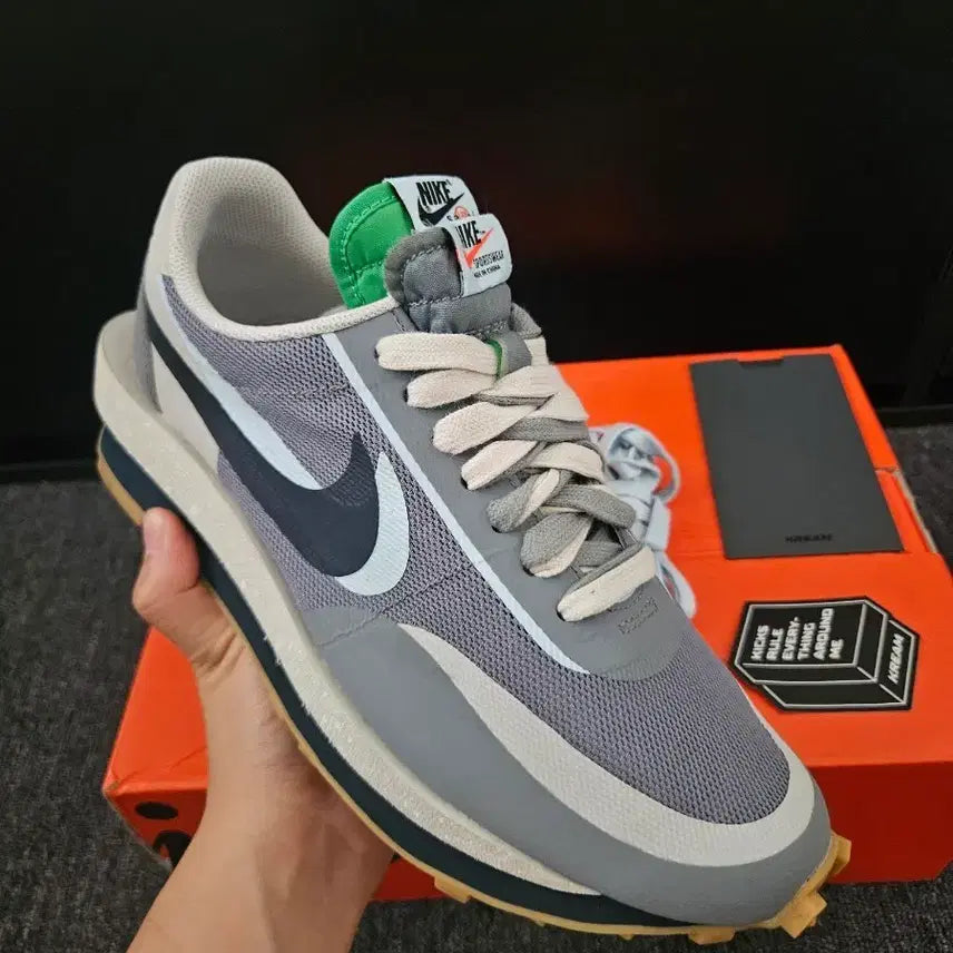 [BUNJANG] Nike Sacai Clot LDWaffle Cool Grey / 나이키 사카이 클랏 LD와플 쿨 그레이 270