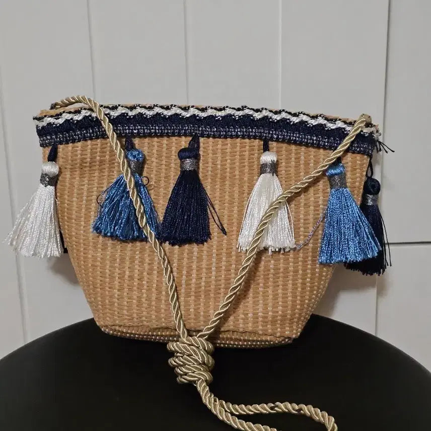 [BUNJANG] Mini Rattan Crossbody Bag / 미사용 미니 라탄 크로스백