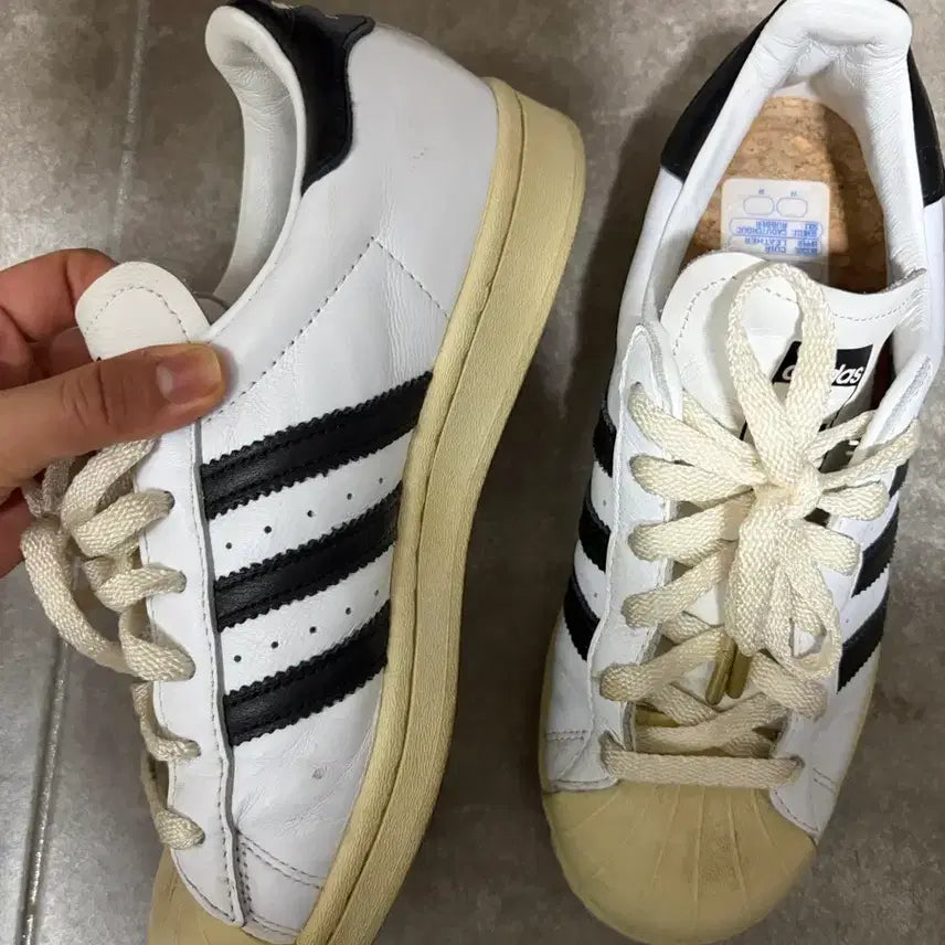 [BUNJANG] Adidas Superstar White Black US 6 / 240 / 아디다스 슈퍼스타 us6 240