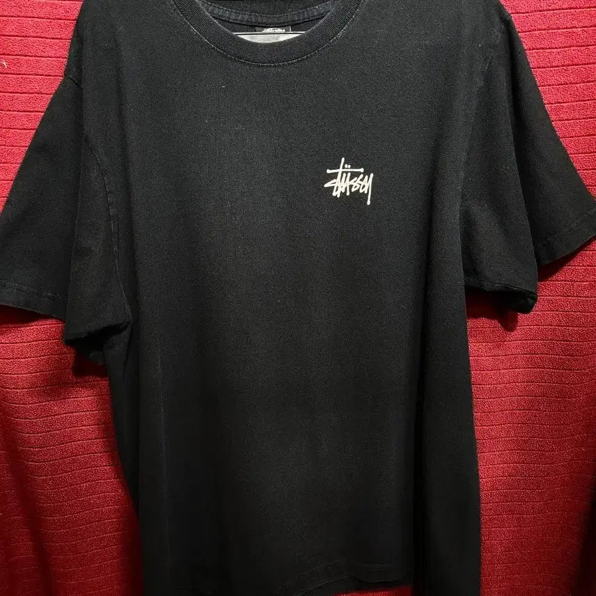 [BUNJANG] Stussy Black Short Sleeve T-Shirt / 스투시 반팔티 블랙