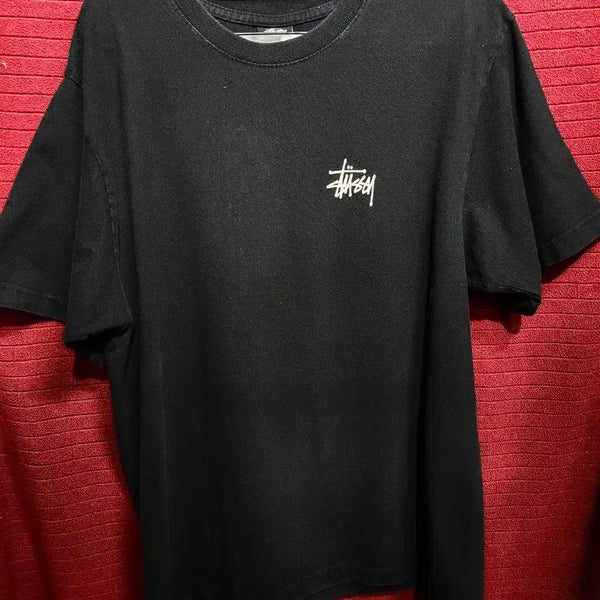 [BUNJANG] Stussy Black Short Sleeve T-Shirt / 스투시 반팔티 블랙