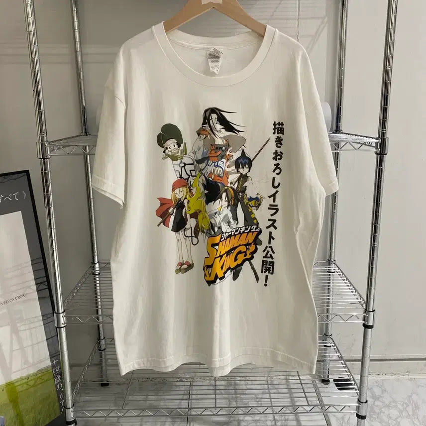 [BUNJANG] Shaman King Bootleg Animation T-Shirt / 샤먼킹 부틀렉 애니메이션 티셔츠 애니티