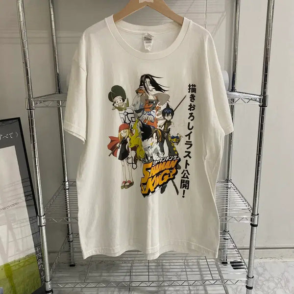 [BUNJANG] Shaman King Bootleg Animation T-Shirt / 샤먼킹 부틀렉 애니메이션 티셔츠 애니티