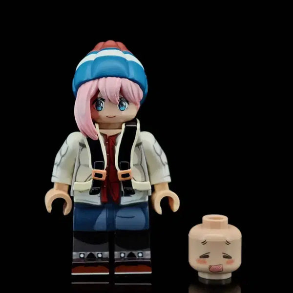 [BUNJANG] d made Laid-Back Camp Nadeshiko Custom Minifigure / (가격인하)d made 유루캠 나데시코 커스텀 레고 미니 피규어