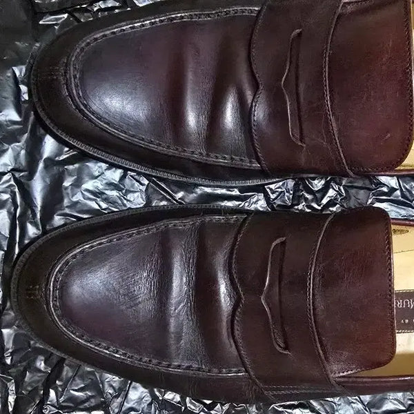 [BUNJANG] Johnston & Murphy Penny Loafers Dark Brown / 이태리 제품 .존스턴앤머피 페니 로퍼 다크 브라운 260ㅡ265 mm