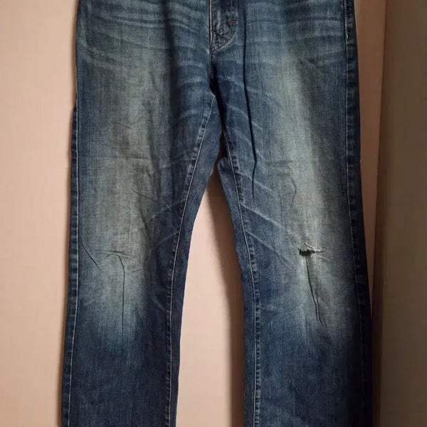 [BUNJANG] BOSS Men's Blue Wash Denim Jeans / 보스 청바지 남성 데님 팬츠 블루 워싱