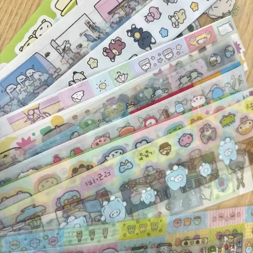 [BUNJANG] Kiss Cut Deco Tape Random Assortment / 처분판매 !! 랜덤키스컷마테 소분띵/소분컷 판매