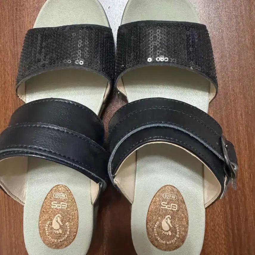 [BUNJANG] 2-Way Sandals Slippers (230 Size) - Black / (가격내림)2WAY 샌들 슬리퍼 230 블랙