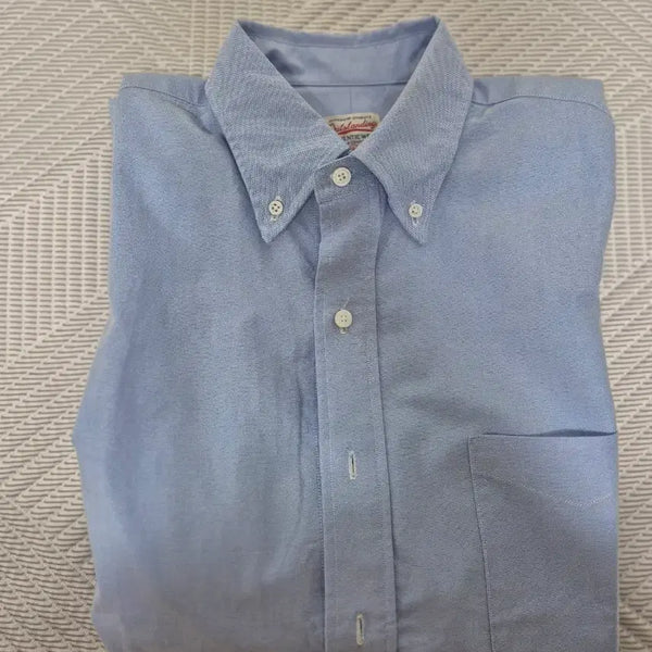 [BUNJANG] Outstanding Oxford Shirt Blue L / 아웃스탠딩 옥스포드 셔츠 블루 L