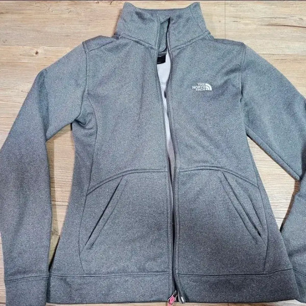 [BUNJANG] The North Face Women's Gray Fleece Zip-Up Jacket / 노스페이스 여성 그레이 집업 자켓
