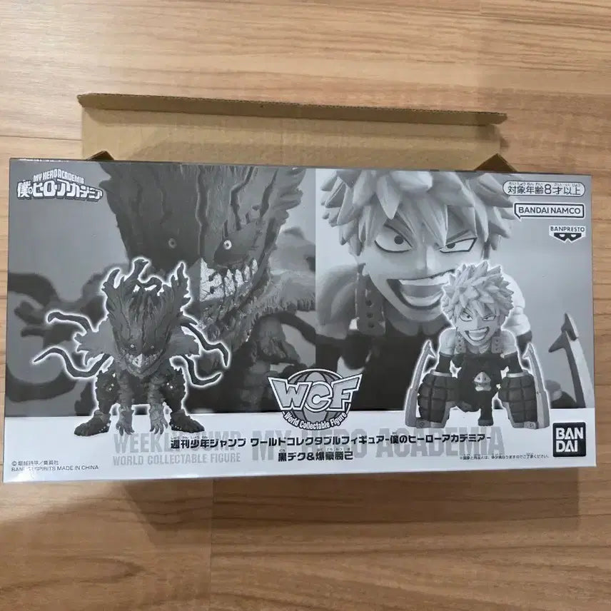 [BUNJANG] My Hero Academia Black Deku & Bakugo Jump Limited World Collectable Figure (Sealed) / (미개봉) 나히아 블랙데쿠 바쿠고 점프 한정 월콜