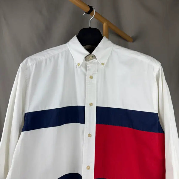 [BUNJANG] Tommy Hilfiger Classic Big Flag Oxford Shirt (XL Fit) / 실측XL ) 타미힐피거 클래식 빅플래그 옥스포드 셔츠