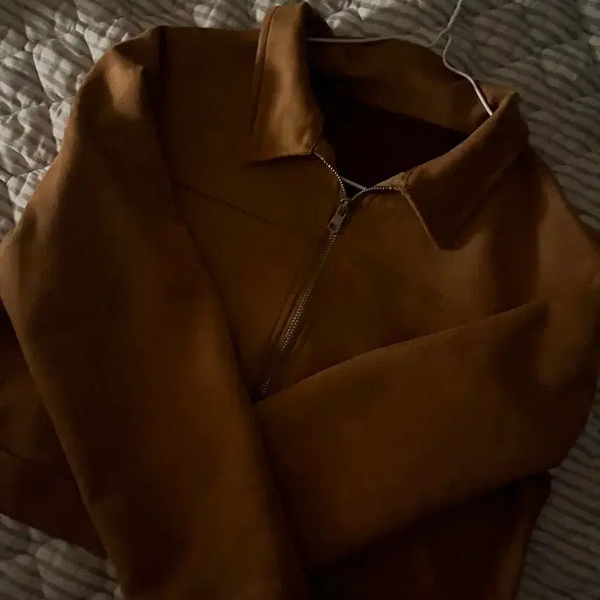 [BUNJANG] Suede Jacket / 스웨이드 자켓