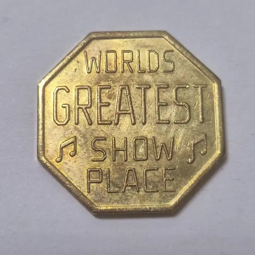 [BUNJANG] World's Greatest Showplace Commemorative Medal Admission Token / 월드 그레이티스트 쇼플레이스 기념 메달...입장토큰