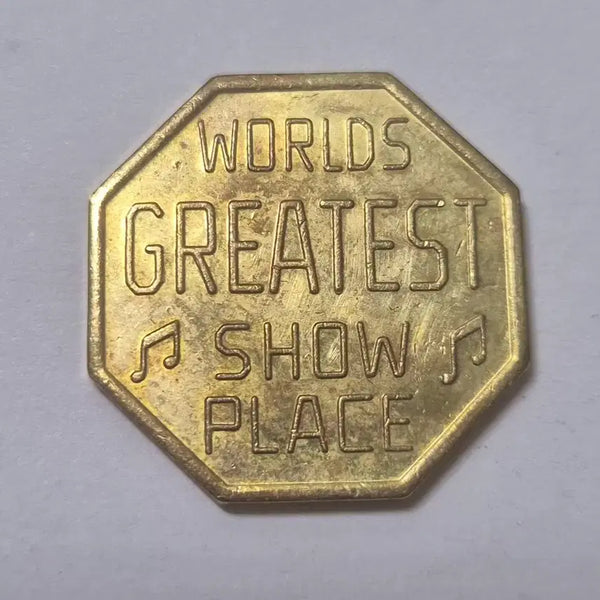 [BUNJANG] World's Greatest Showplace Commemorative Medal Admission Token / 월드 그레이티스트 쇼플레이스 기념 메달...입장토큰