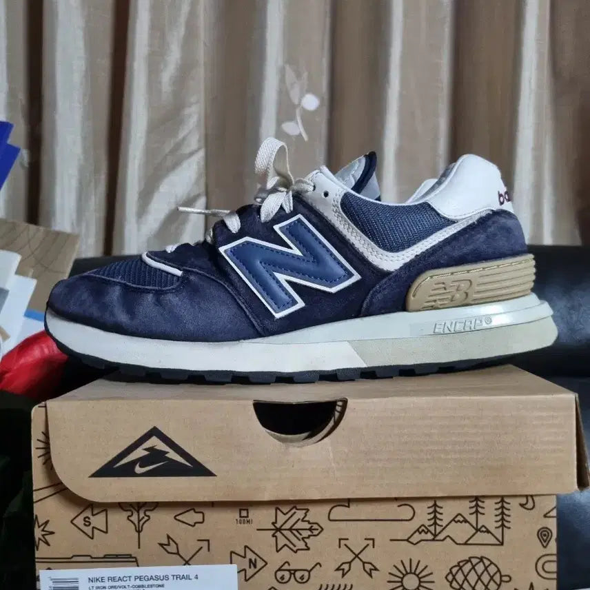 [BUNJANG] New Balance 574 Legacy Navy 275 / 뉴발란스 574 레거시 네이비 275