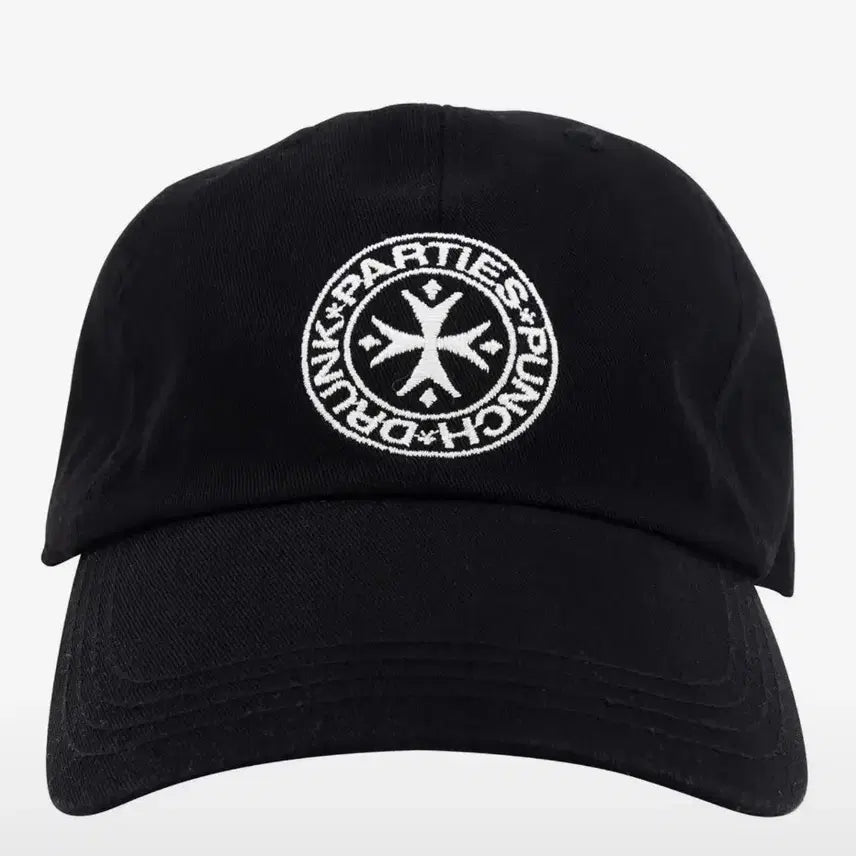 [BUNJANG] Punch Drunk PardiZ Circle Logo Cap (Black) / 펀치드렁크파티즈 Circle Logo Cap (BLACK)(미사용 제품)