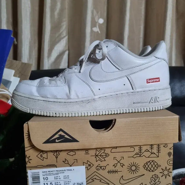 [BUNJANG] Nike x Supreme Air Force 1 Low White / 나이키 x 슈프림 에어포스 1 로우 화이트 280