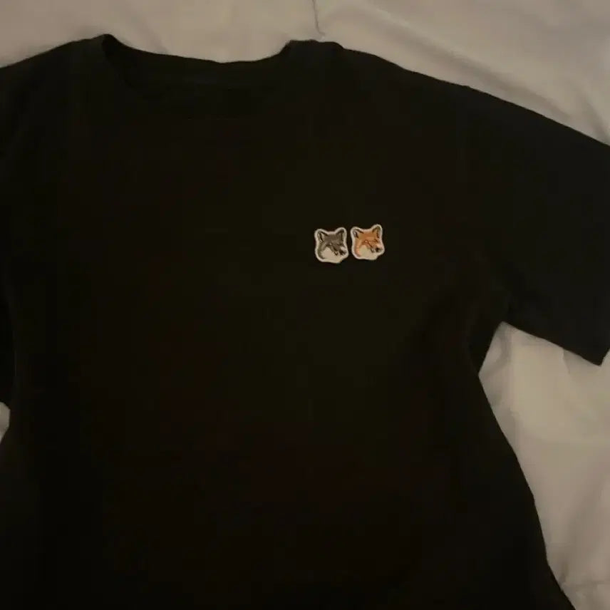 [BUNJANG] Maison Black Short Sleeve T-Shirt / 메종 반팔