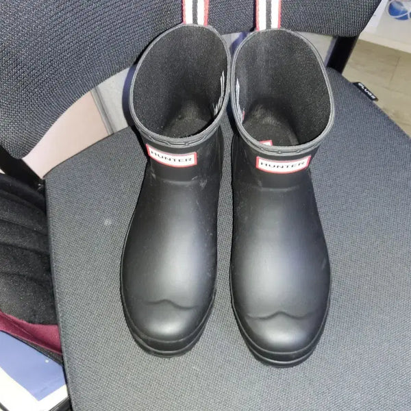 [BUNJANG] Hunter Original Play Short Rain Boots (Size 240-245) / [판매중]헌터 숏 레인부츠  240 245 (오리지날 플레이 숏)