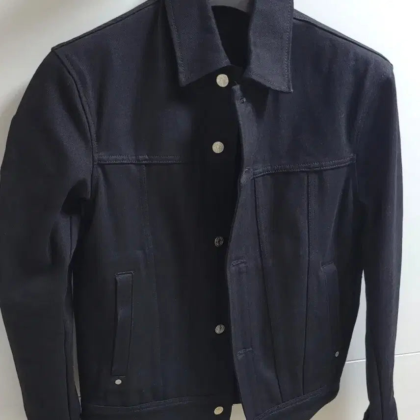 [BUNJANG] ZARA Basic Denim Jacket Black / ZARA 자라 베이직 데님 자켓(블랙/S-95)