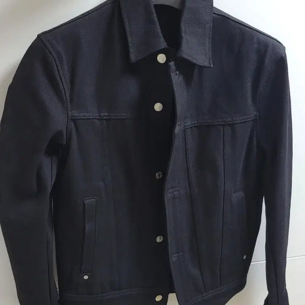 [BUNJANG] ZARA Basic Denim Jacket Black / ZARA 자라 베이직 데님 자켓(블랙/S-95)