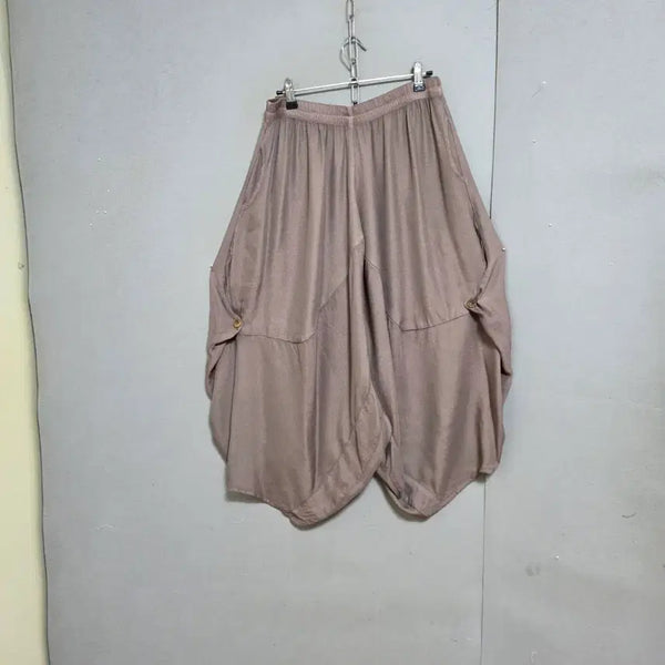 [BUNJANG] Sandeulbaram Wide-Leg Rayon Pants / s하루특가s18 산들바람 멋스런핏 특이한 인견바지 FF  n6174